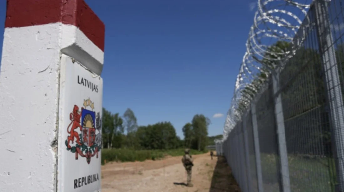 Latvia completes border fence with Russia enhancing security
